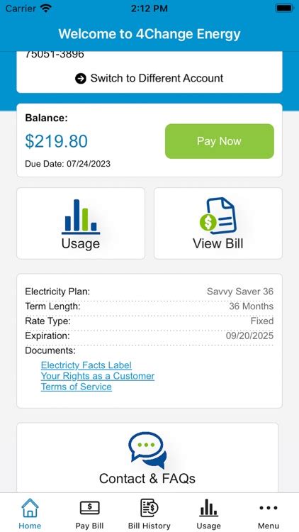 4change energy pay by mail.